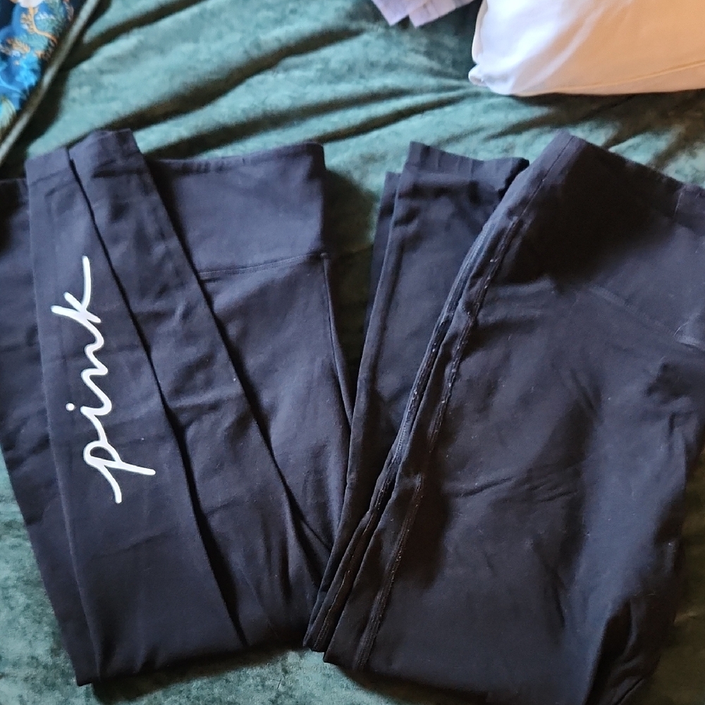 PINK Victoria's Secret Black Leggings